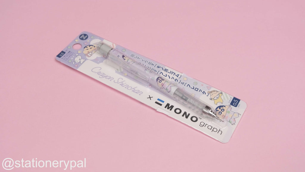 Tombow MONO Graph x Crayon Shin-chan Mechanical Pencil - 0.5 mm - Purple Body