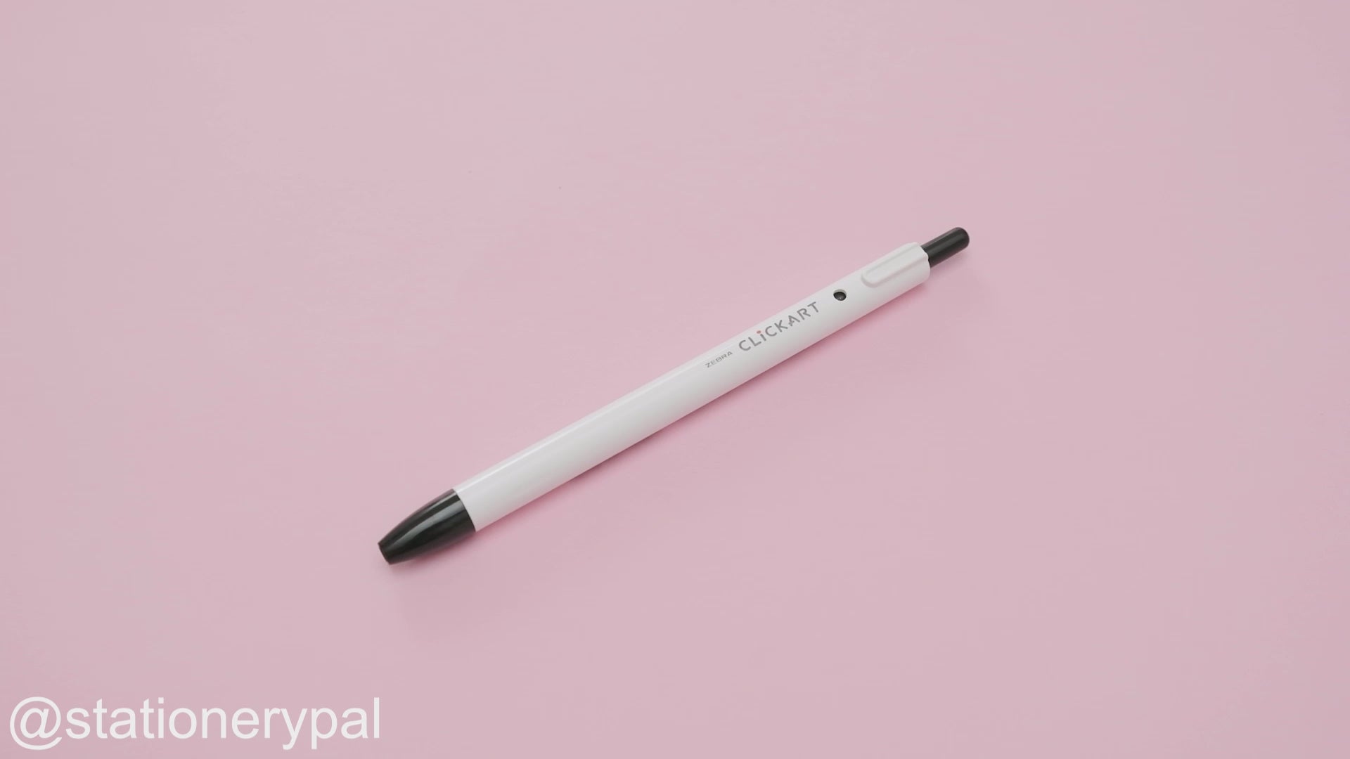 Zebra Clickart Retractable Sign Pen - 0.6 mm - Black
