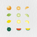 207 Fruits Vegetables Digital Stickers - Stationery Pal