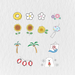 276 Summer Time Digital Stickers - Stationery Pal
