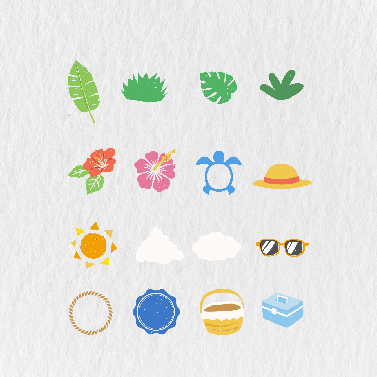 276 Summer Time Digital Stickers - Stationery Pal