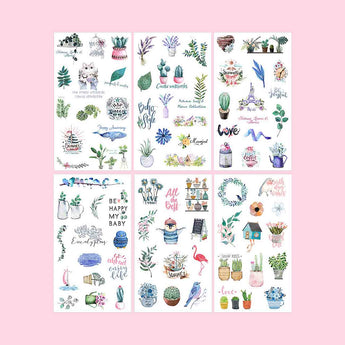 Leaf Stickers - Set of 6 - Stationery Pal