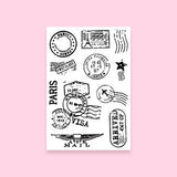 Postage Stamp Clear Stamp - Stationery Pal