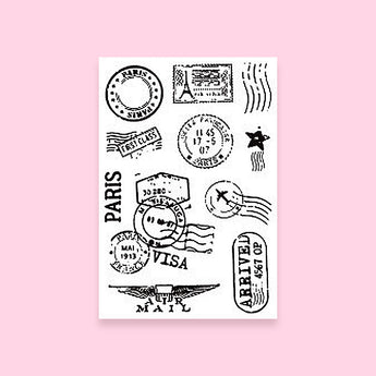 Postage Stamp Clear Stamp - Stationery Pal