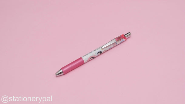 Pentel Energel × Chibi Maruko-chan Limited Edition Gel Pen - 0.5 mm - Pink Body