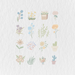335 Nature Doodle Collection Digital Journal Stickers - Stationery Pal