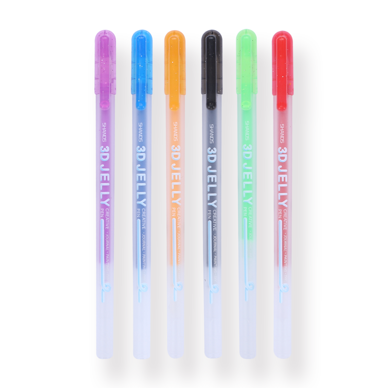 6pcs Sweet Style 3d Jelly Pens For Diy, Fluorescent & Candy Colors, High  Value Juice Pens For Students, Colorful Markers For Bullet Journaling