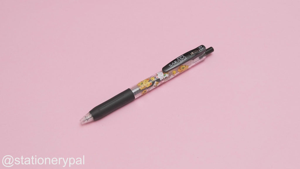 Zebra Sarasa Clip LImited Edition Gel Pen - 0.5 mm - Lucky Cat