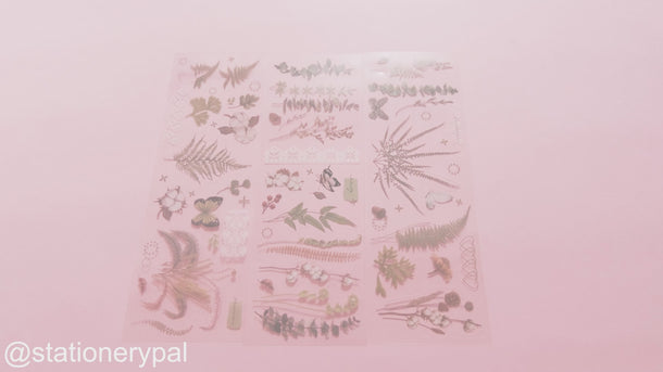Flower Realm Stickers - Green