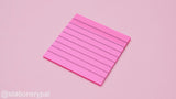 Neon Color Sticky Notes - Ruled - Red