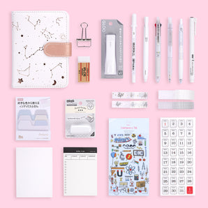 Stationery Pal Bullet Journal Set - White - Stationery Pal