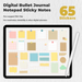 65 Digital Bullet Journal Notepad Sticky Notes - Stationery Pal