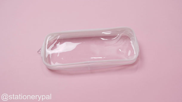 Transparent Pencil Pouch - White