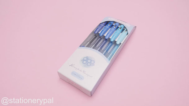 Zebra Sarasa Clip Limited Edition Gel Pen - Nemophila Bouquet - 0.5 mm - 5 Colors Set