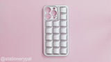 iPhone 13 Pro Case - Silver Plaid