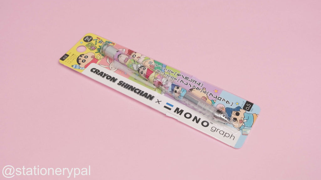 Tombow MONO Graph x Crayon Shin-chan Mechanical Pencil - 0.5 mm - Yellow Body
