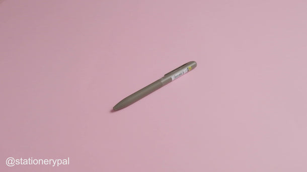 Pentel Calme Ballpoint Pen - 0.5 mm - Khaki Body - Black Ink