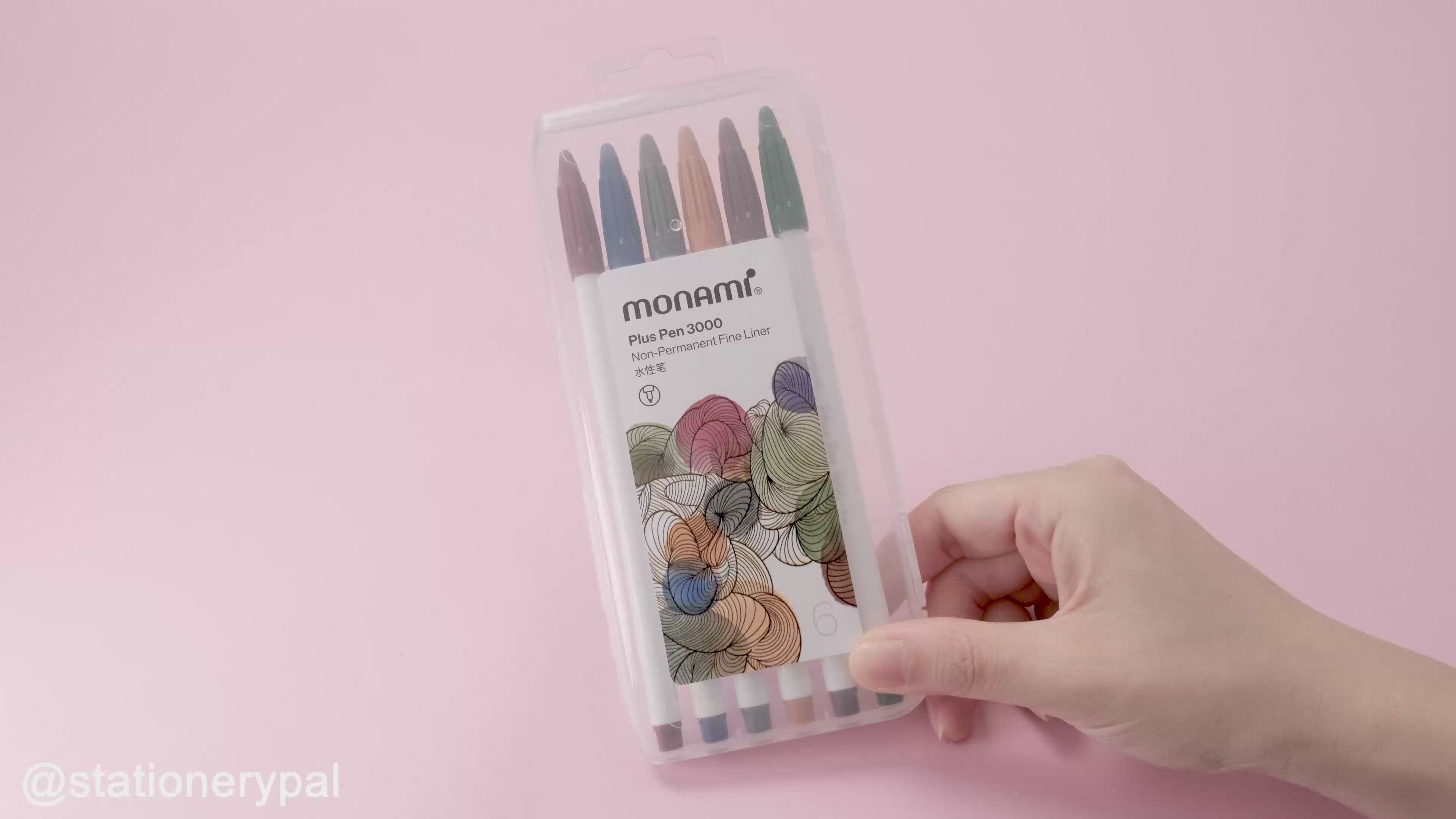 Monami Plus Pen 3000 - Vintage Color - Set of 6