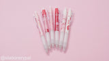 Cartoon Gel Pen - Set of 6 - Strawberry Bunny