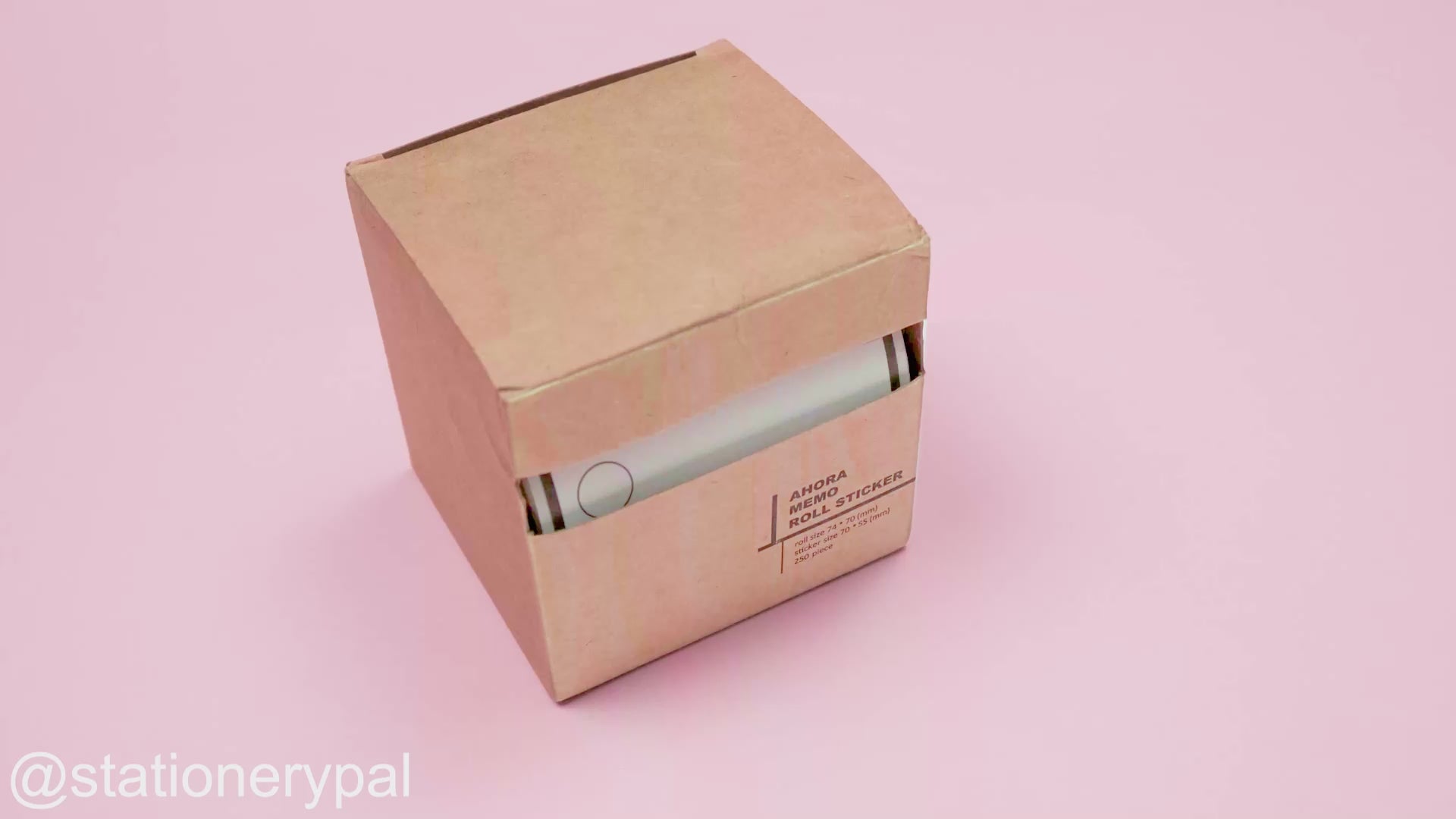 Sticky Notes Box - Light Color
