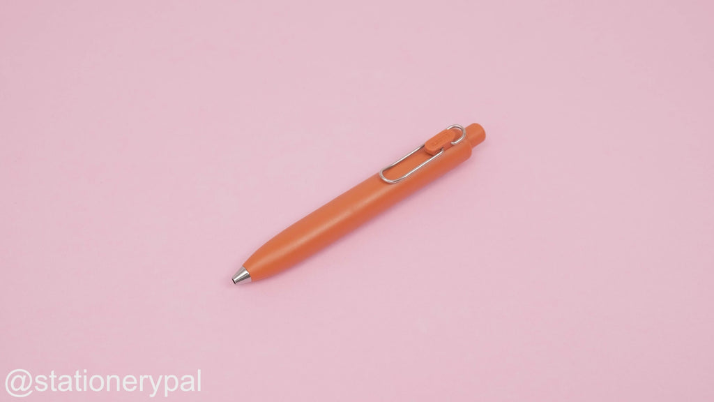 Uni-ball One P Gel Pen - 0.5 mm - Mandarin Orange Body