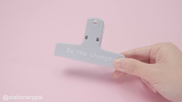 Pastel Paper Clip - Be The Change - Mist Blue