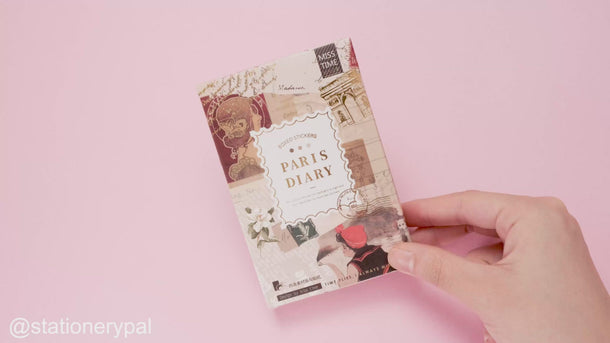 Boxed Stickers & Scrapbooking Paper - Paris Diary