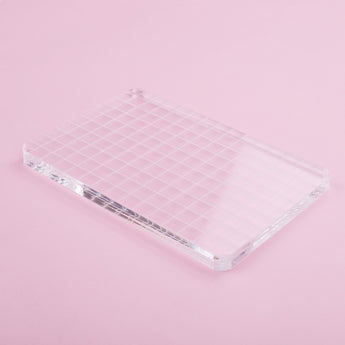 Acrylic Stamping Handle - Rectangle - 16*10 cm - Stationery Pal