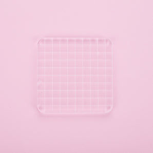 Acrylic Stamping Handle - Square - 10*10 cm - Stationery Pal