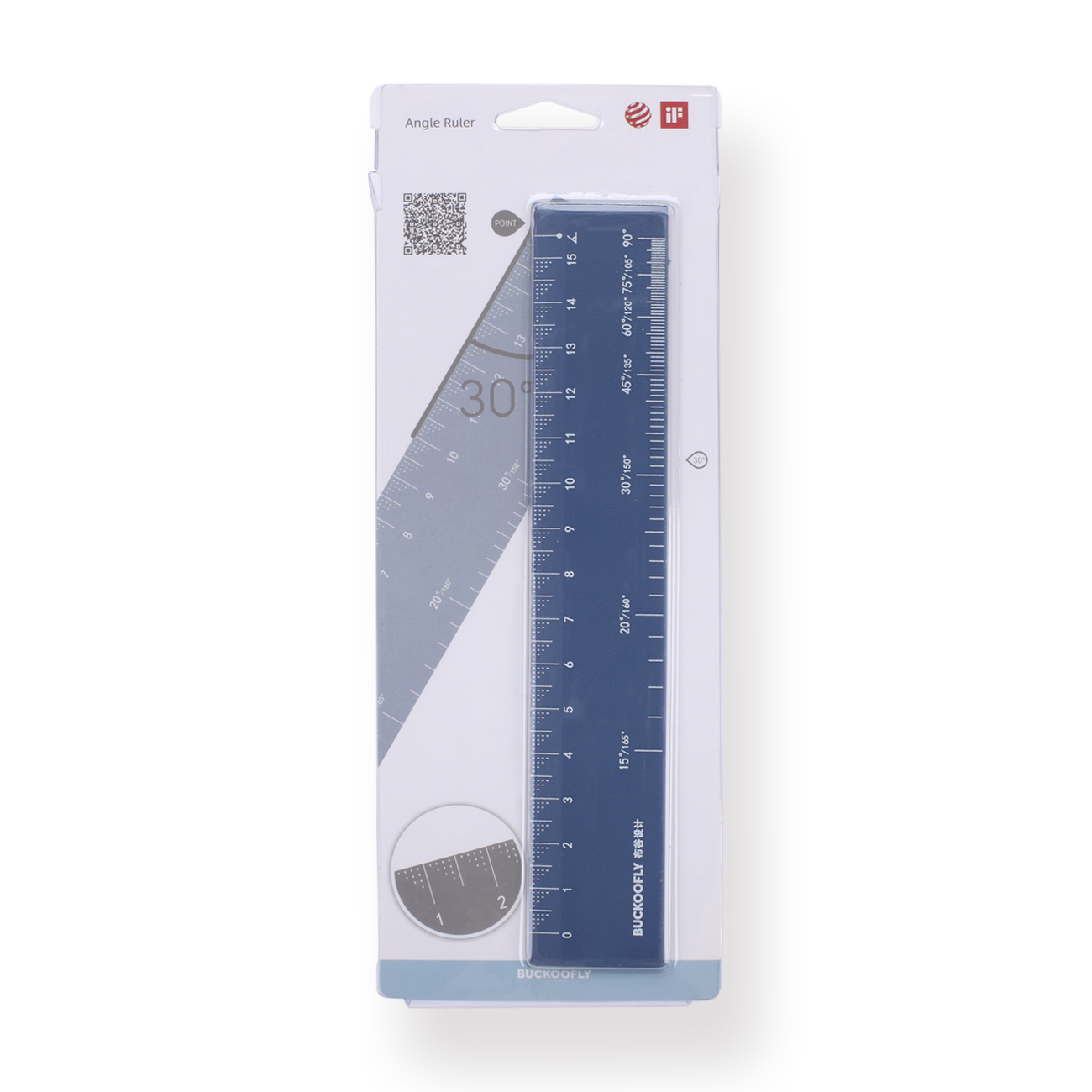 Angle Ruler - Blue – Stationery Pal