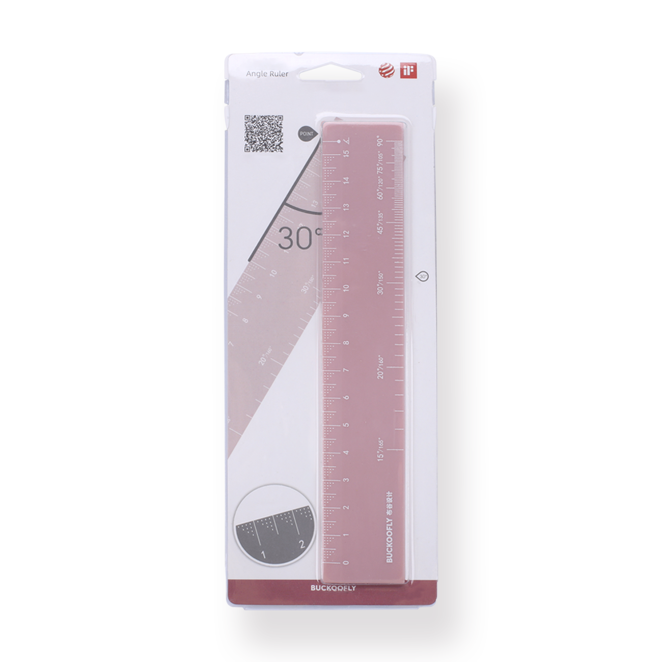 Angle Ruler - Pink – Stationery Pal