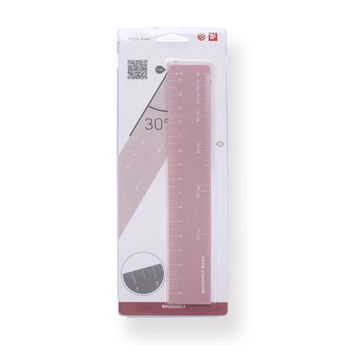 Angle Ruler - Pink - Stationery Pal