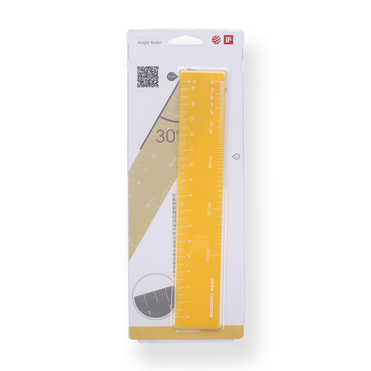 Angle Ruler - Yellow – Stationery Pal