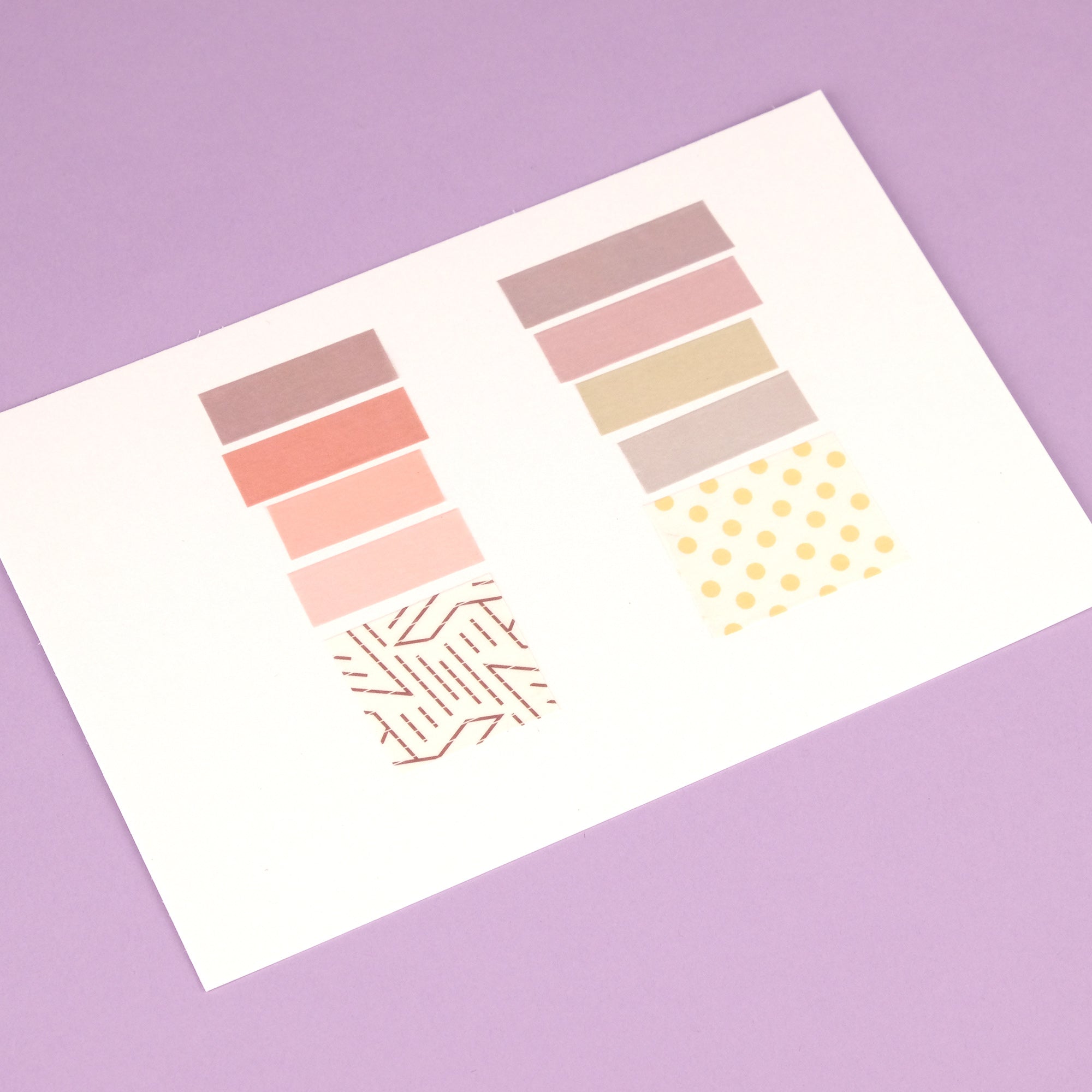 Purple Palette Washi Tape (Set of 10)
