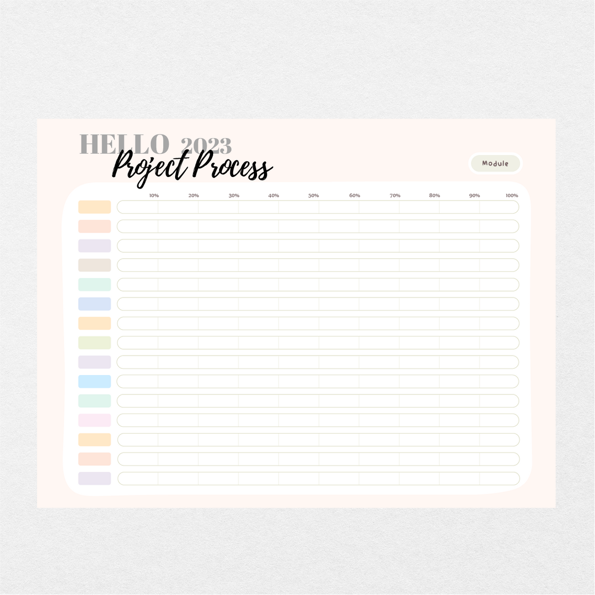 Digital Hello 2023 Yearround Planner Stationery Pal