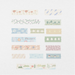 335 Digital Cute Season Element Sticker Bundle - Stationery Pal