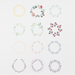 141 Digital Light Colored Animals & Flowers Sticker Bundle - Stationery Pal