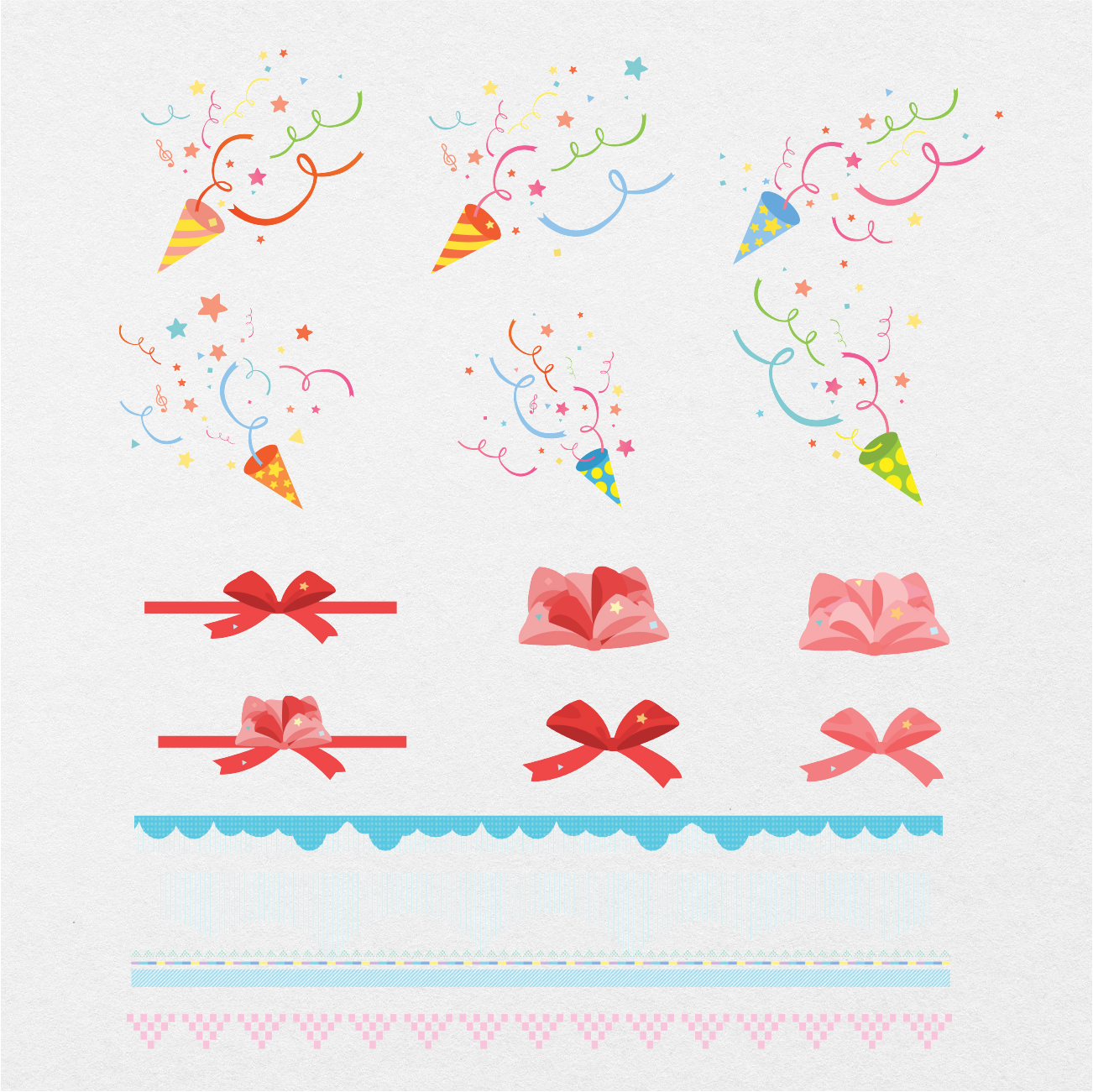 367 Digital Birthday Party Materials Sticker Bundle - Stationery Pal