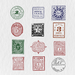 244 Digital Postage Stamps Sticker Bundle - Stationery Pal