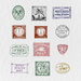 244 Digital Postage Stamps Sticker Bundle - Stationery Pal