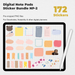 172 Digital Note Pads Sticker Bundle - Stationery Pal