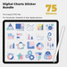 75 Digital Charts Sticker Bundle - Stationery Pal