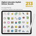 213  Digital Adorable Stylish Sticker Bundle - Stationery Pal