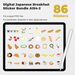 86 Digital Japanese Breakfast Sticker Bundle - Stationery Pal
