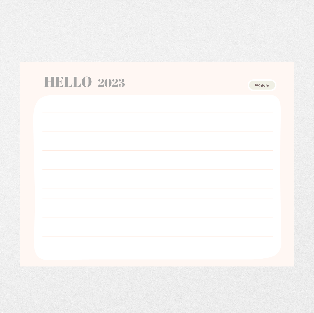 Digital Hello 2023 Year-round Planner - Stationery Pal