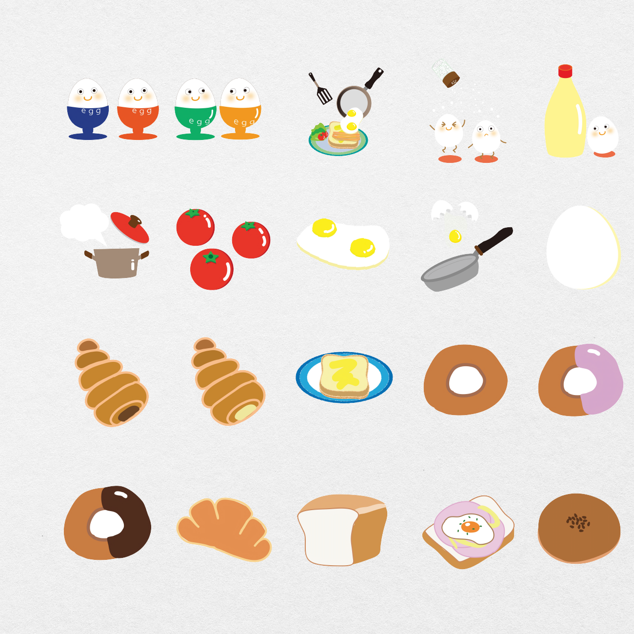 86 Digital Japanese Breakfast Sticker Bundle - Stationery Pal