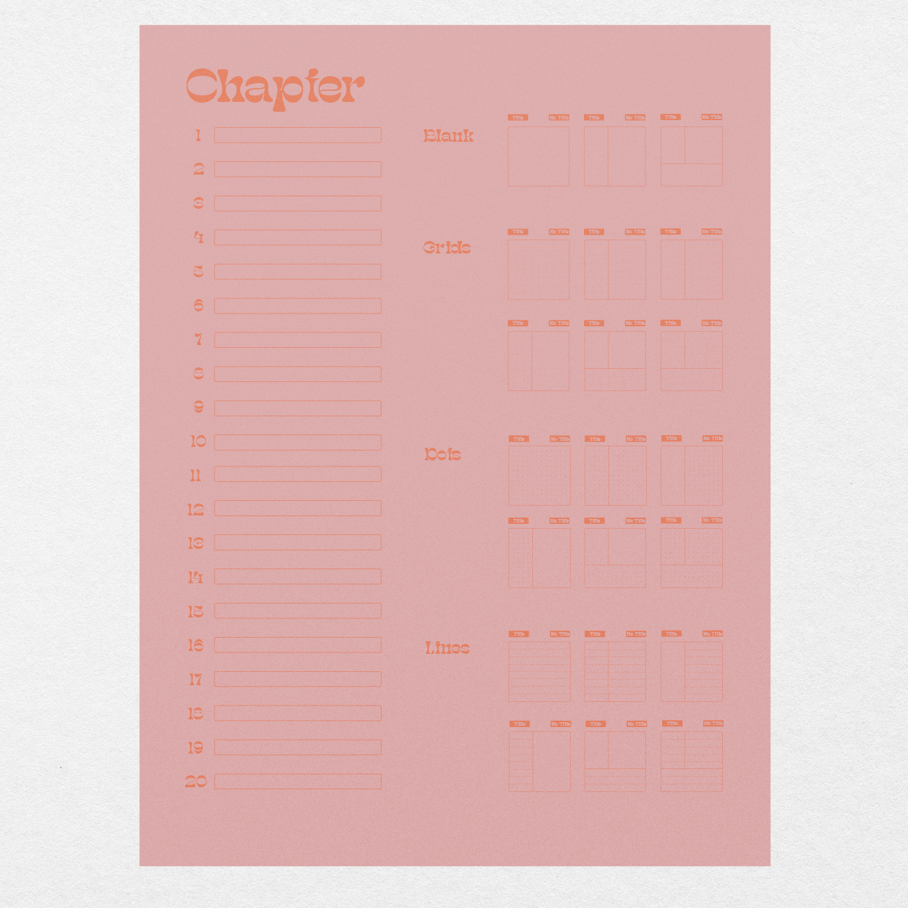 Digital Cornell Notes Make or Break - Pastel Pink - Stationery Pal