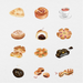 79 Digital Cakes and Breads Gourmet Sticker Bundle - Stationery Pal