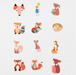 84 Digital Forest Animals Sticker Bundle 2 - Stationery Pal