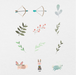 84 Digital Forest Animals Sticker Bundle 1 - Stationery Pal